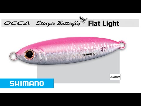 Ocea Stinger Butterfly Flat Light | Swimming Action | SHIMANO Lures