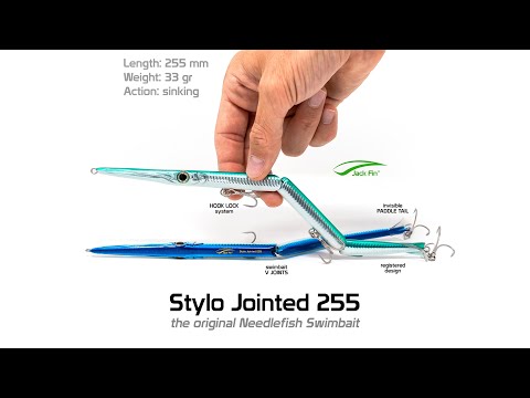 Jack Fin STYLO JOINTED 255 - The revolutionary Needlefish Swimbait