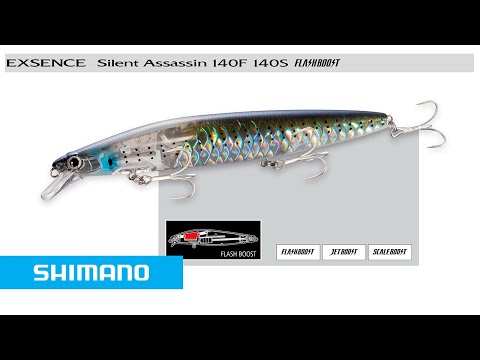 EXSENCE Silent Ass FLASH BOOST 140 | Swimming Action | SHIMANO Lures