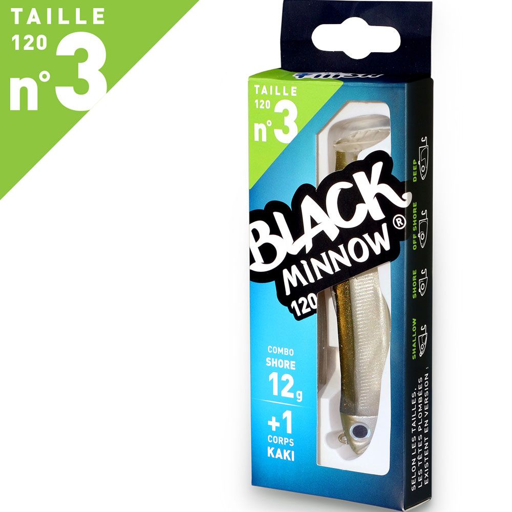 FiiiSH-ΣΙΛΙΚΟΝΗ-BLACK-MINNOW-No3-COMBO-120mm