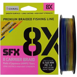SUFIX ΝΗΜΑ SFX 8 CARRIER BRAID MULTI COLOR