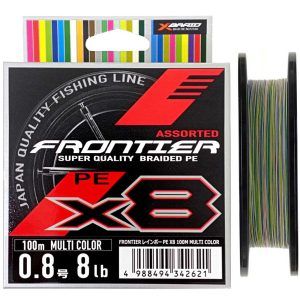 YGK ΝΗΜΑ XBRAID FRONTIER x8 MULTICOLOR 100m