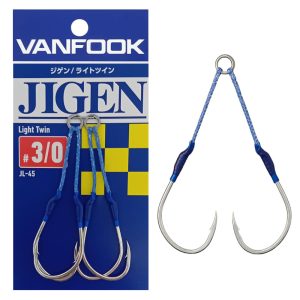 VANFOOK ASSIST HOOK JIGEN LIGHT TWIN JL-45