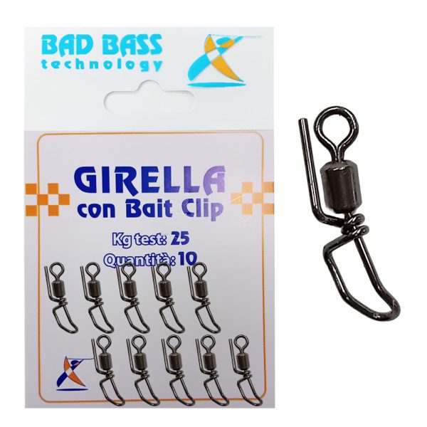 BAD BASS SWIVEL WITH BAIT CLIP